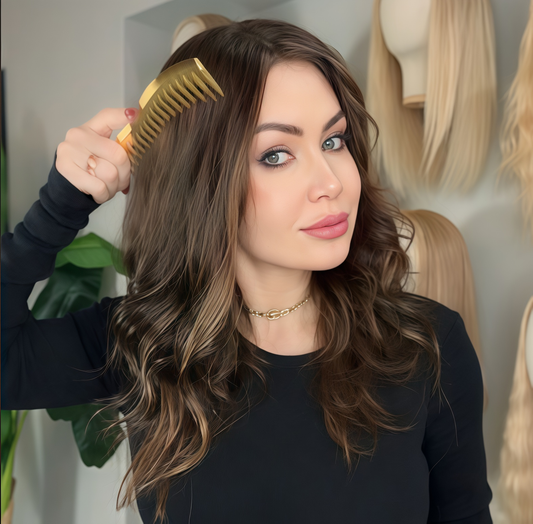 Premium Wavy Hair Topper – Transform Your Look in Seconds