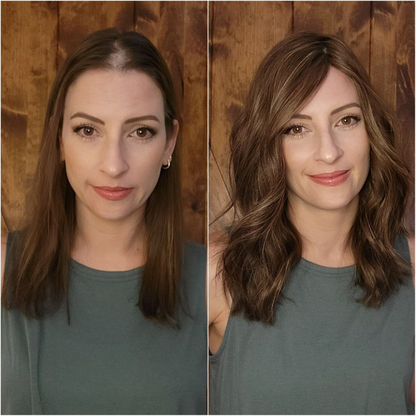 Premium Wavy Hair Topper – Transform Your Look in Seconds