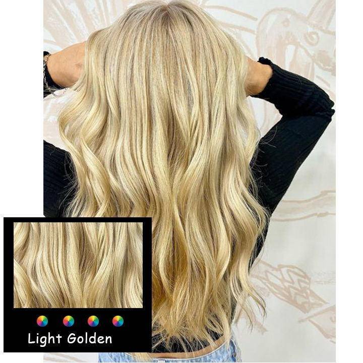 Premium Wavy Hair Topper – Seamless Crown Coverage, Natural Volume