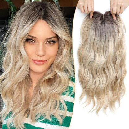 Premium Wavy Hair Topper – Transform Your Look in Seconds