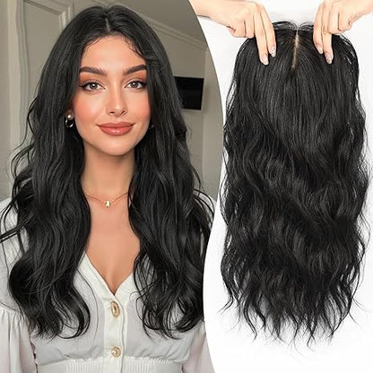 Premium Wavy Hair Topper – Transform Your Look in Seconds