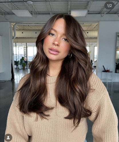 Premium Wavy Hair Topper – Seamless Crown Coverage, Natural Volume