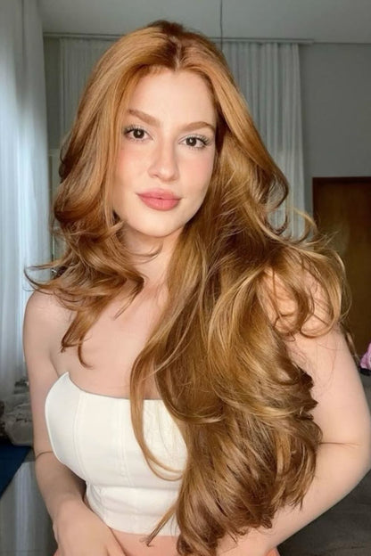 Premium Wavy Hair Topper – Seamless Crown Coverage, Natural Volume