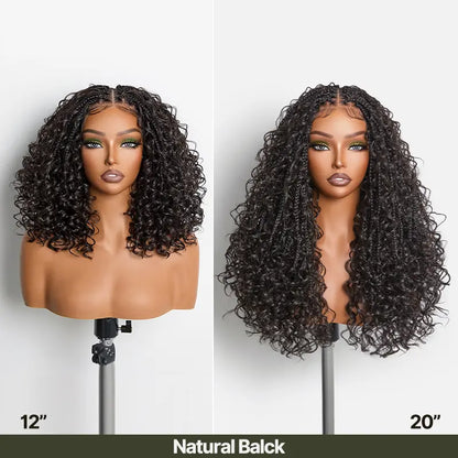 Frodio Veralux™ 13x6 HD Lace Wig - 12” Boho Braids
