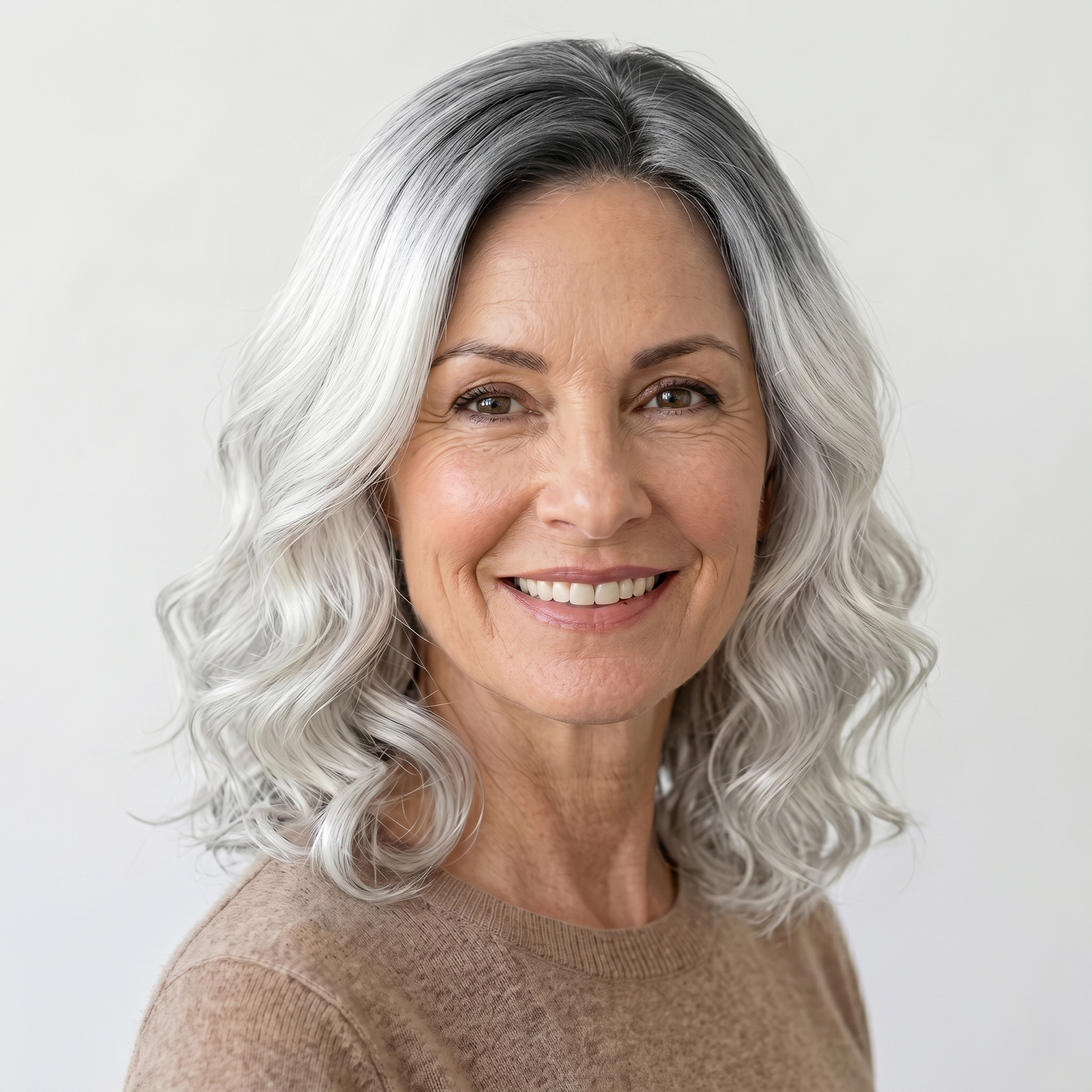 Premium Wavy Hair Topper – Seamless Crown Coverage, Natural Volume