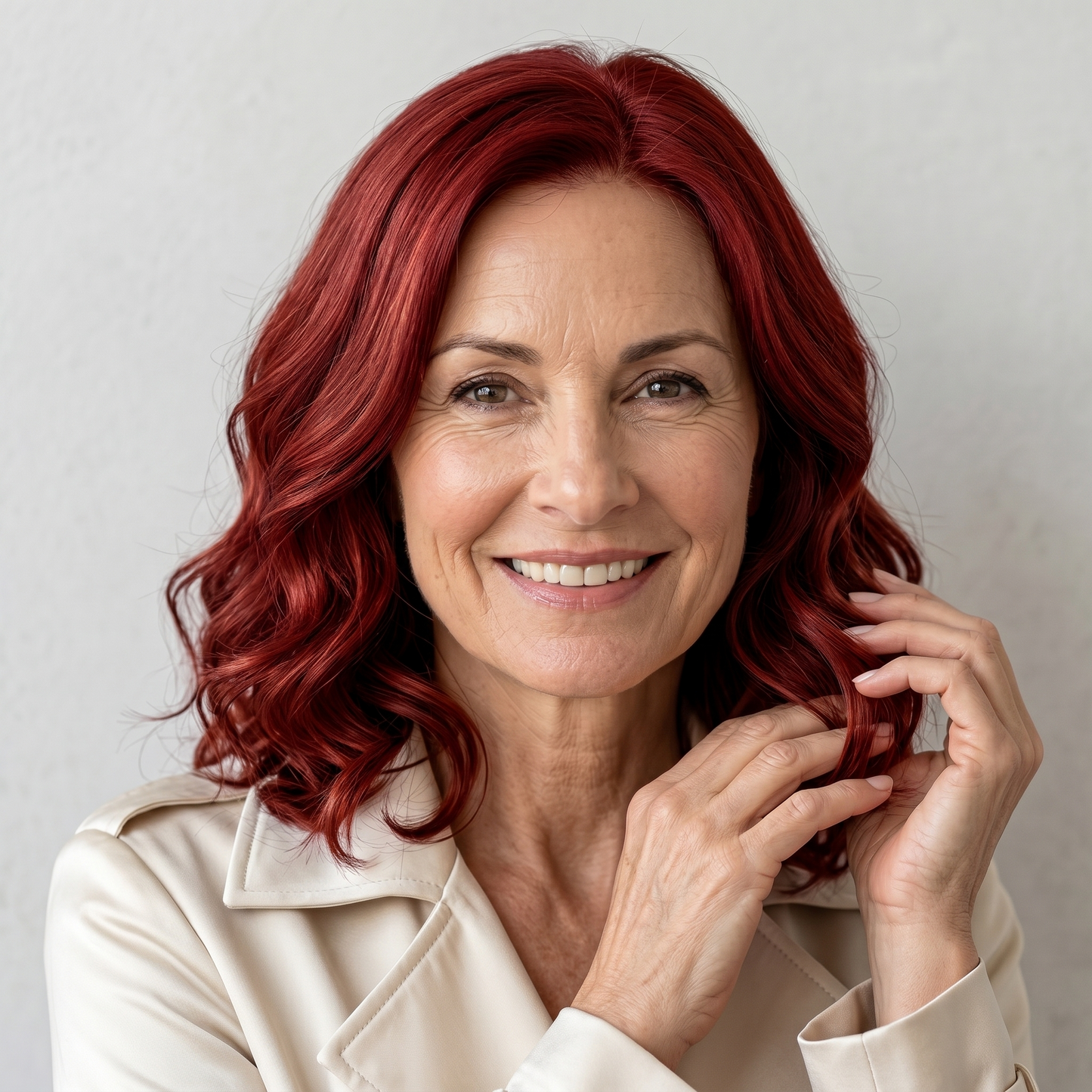 Premium Wavy Hair Topper – Seamless Crown Coverage, Natural Volume