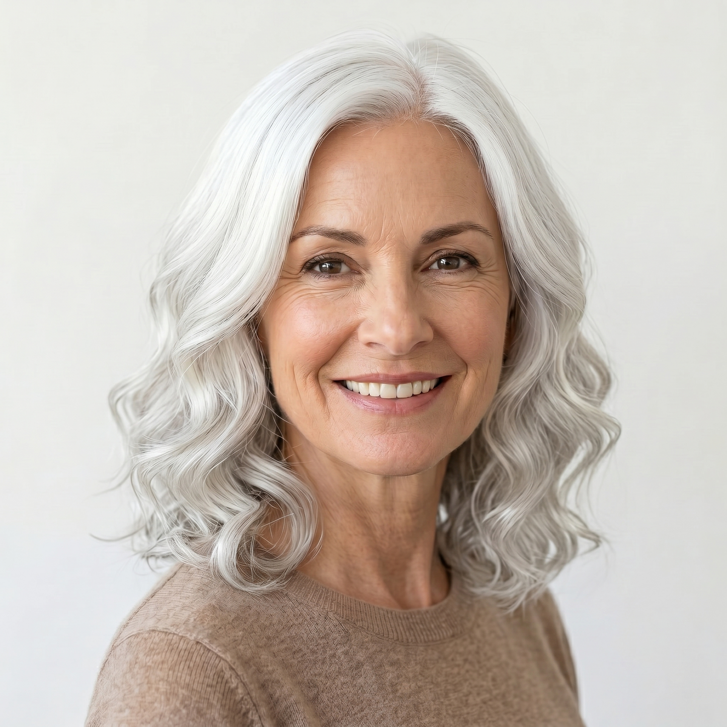 Premium Wavy Hair Topper – Seamless Crown Coverage, Natural Volume